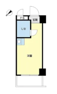 トップルーム横浜【10階】の間取り