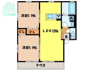 OWLS-CASTLEI【1階】の間取り