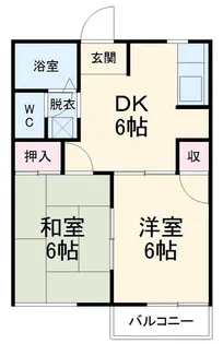 スプルース山口【2階】の間取り