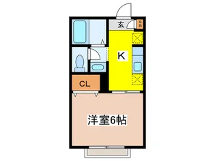 グリーンテラスK【1階】の間取り