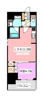 Brillia ist 駒込【5階】の間取り