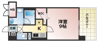 Cherir六甲道【1階】の間取り