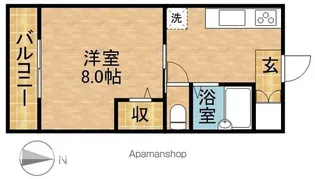 クレストアーク【1階】の間取り