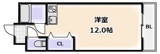 タイホウハイツ敷津3番館【7階】の間取り