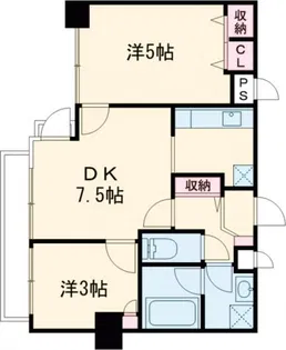 国立ダイカンプラザ【4階】の間取り