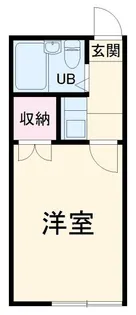 レオパレスダイエー【2階】の間取り