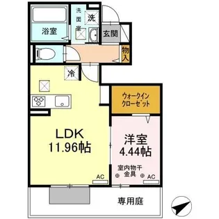 ESPACE牛津【1階】の間取り