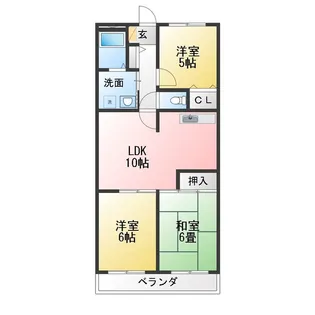 ウェストン高雄【3階】の間取り