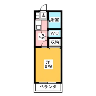 湘南ハイツ【2階】の間取り