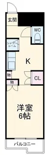 竹柏・貝畑ビル【4階】の間取り
