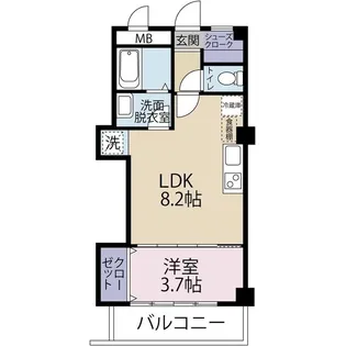 Charlotte【3階】の間取り