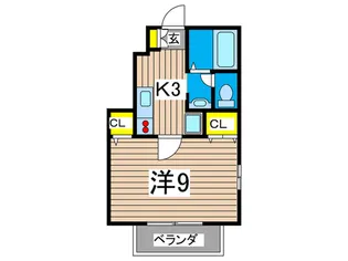 ホ-ムイングII【1階】の間取り