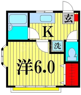ホワイトドリームI【1階】の間取り