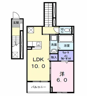 グラン チェスタ【2階】の間取り