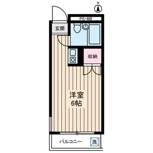 グルメゾン川崎【3階】の間取り