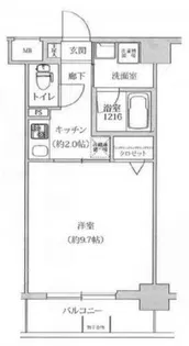 Les.fontaine聖蹟【2階】の間取り