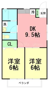 メゾン花【1階】の間取り