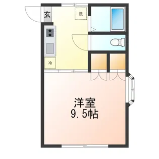 メゾン・ド・ジェンヌ【2階】の間取り