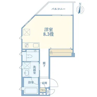 ユタカフォレスト西蒲田八丁目【8階】の間取り