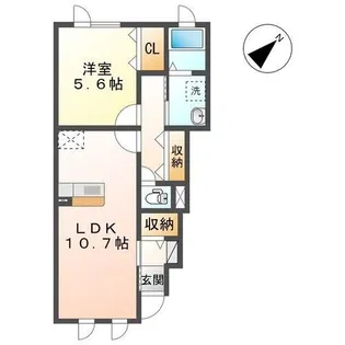 リーベルタース【1階】の間取り
