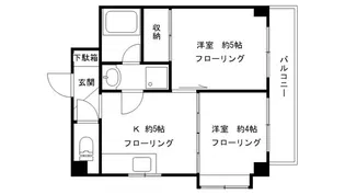 サンミッシェル中馬込【2階】の間取り