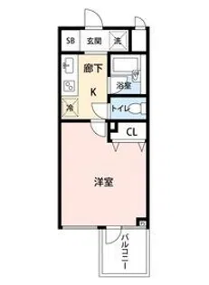 マイナビSTAY飯田橋(プライムアーバン飯田橋)【4階】の間取り