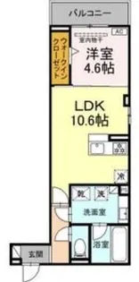 ルサンティエ本郷【3階】の間取り