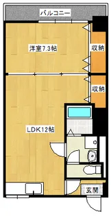 ウィンガーデン【7階】の間取り