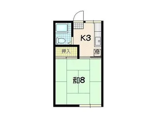 パルセK【2階】の間取り