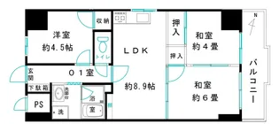 エイトハイツ【2階】の間取り