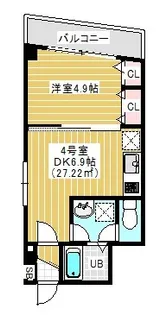 シャルム・ドゥ・プランドールI【3階】の間取り