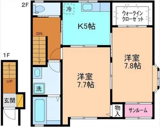 アシーラ水辺【2階】の間取り