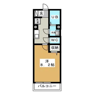 ミルキーウェイ柏【3階】の間取り
