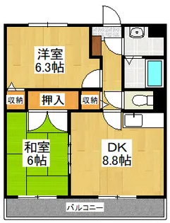 シャンティ【2階】の間取り