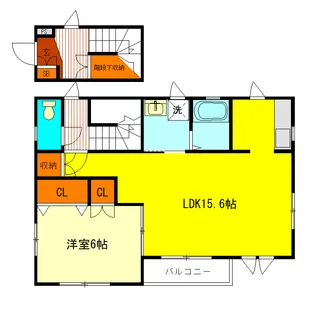 メゾンドファミーユ【2階】の間取り