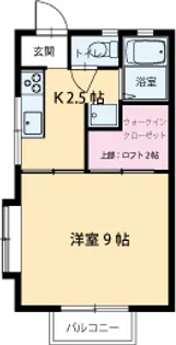 アルカサール【1階】の間取り