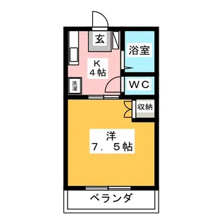 エルハイム勝川【3階】の間取り