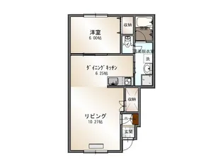 ゆうゆう1【1階】の間取り