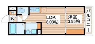ドレスローザ【1階】の間取り