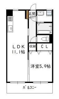 ユーミーLIFEII【2階】の間取り