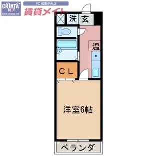 パルテンザ松阪2【2階】の間取り