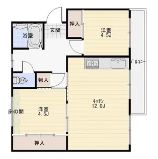 アネックス東山【2階】の間取り