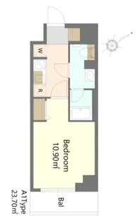 レジデンス船橋東中山【7階】の間取り
