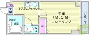 サンクレストベア【4階】の間取り