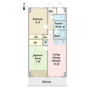 プロシードK2【9階】の間取り