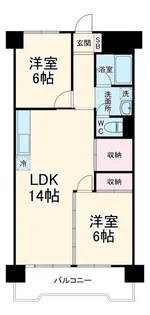 プレミアムフラット浦和仲町【4階】の間取り