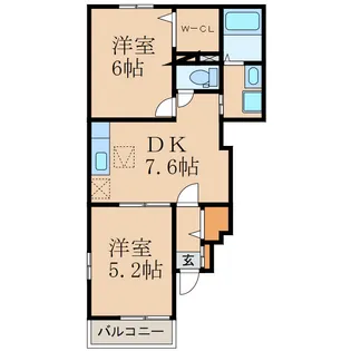 サンモール・N II【1階】の間取り