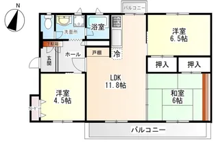 シャルムミツワ【3階】の間取り