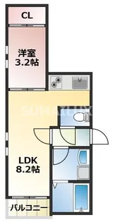 TOMORIE ZEN M2【2階】の間取り