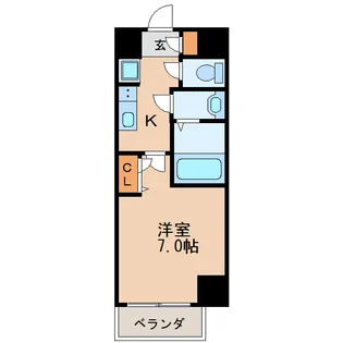 クラシタイヤー新栄【6階】の間取り